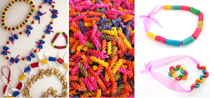 Оригинальные поделки из макарон: мастер-класс для детей