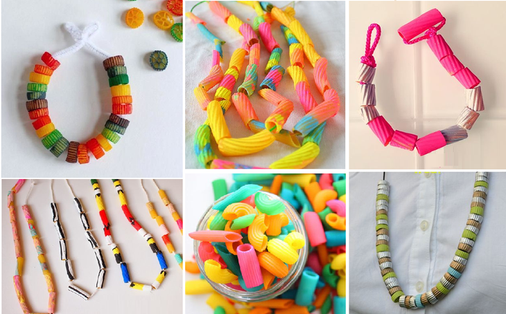 Оригинальные поделки из макарон: мастер-класс для детей