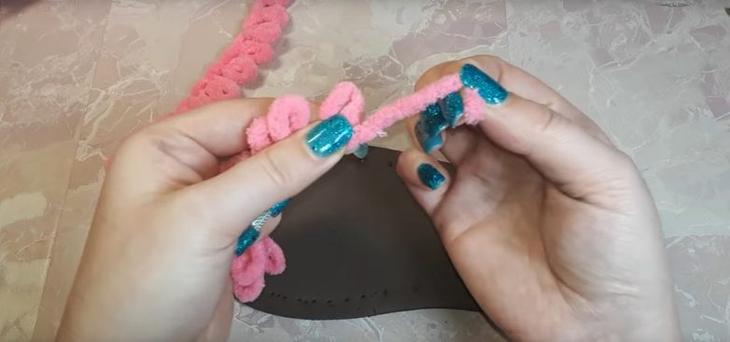 Плюшевые тапочки своими руками