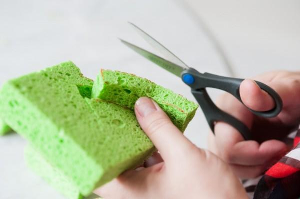 Салфетки с рисунком арбуза своими руками