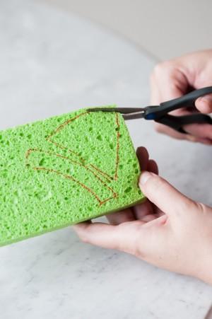 Салфетки с рисунком арбуза своими руками