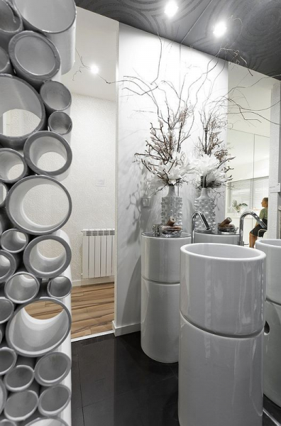 Ширма из труб своими руками