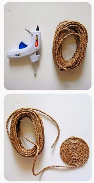 Стильные коврики из верёвки