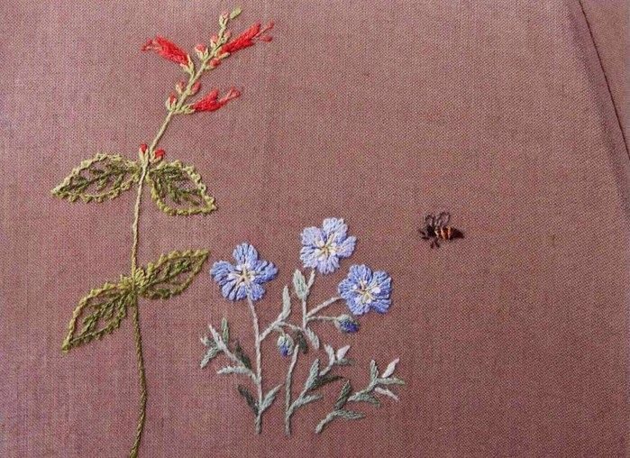 Вышивка на зонтике