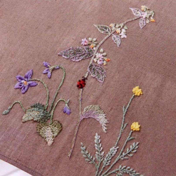 Вышивка на зонтике