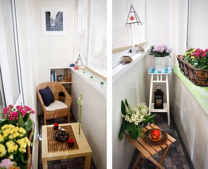 20 очаровательных примеров обустройства балкона