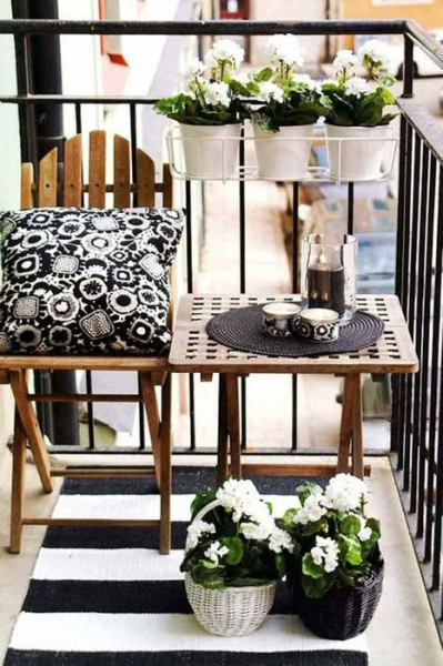 20 очаровательных примеров обустройства балкона