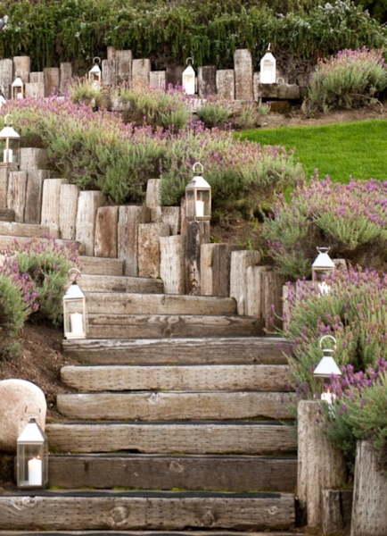 40 Потрясающих примеров лестниц и ступенек в саду