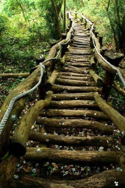 40 Потрясающих примеров лестниц и ступенек в саду