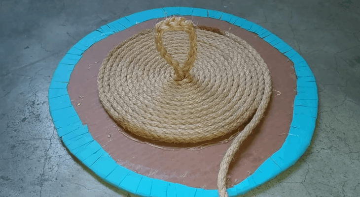 Бельевая корзина без шитья и плетения