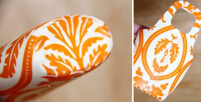 Делаем чехол для зарядки телефона из обычного флакона