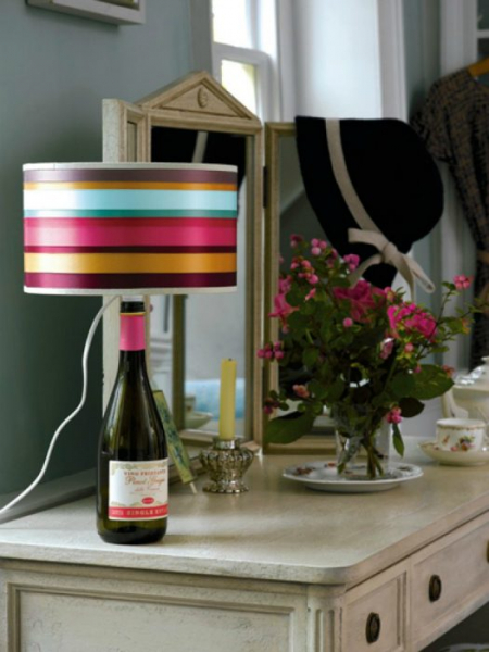 Идеи из винных бутылок