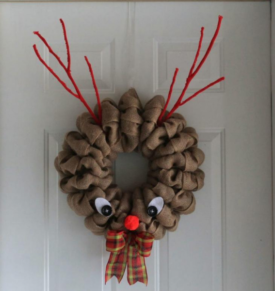 Идеи оригинальных поделок из мешковины