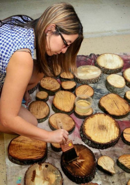 Как сделать деревянную садовую дорожку своими руками