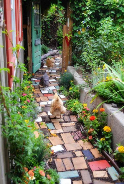 Как сделать деревянную садовую дорожку своими руками