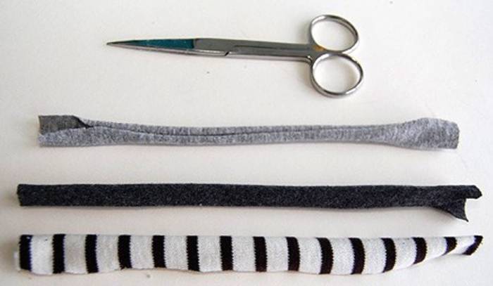 Как сделать модные браслеты из старых футболок: простой мастер-класс