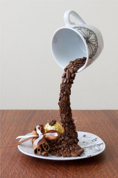 Как сделать топиарий из кофе