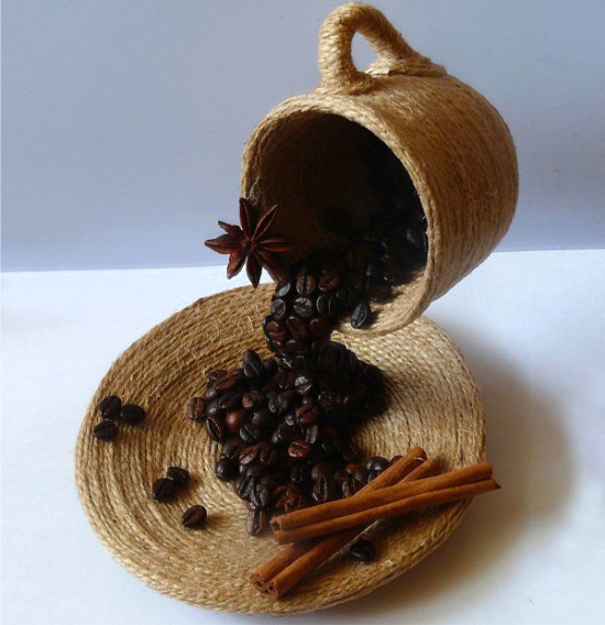 Как сделать топиарий из кофе