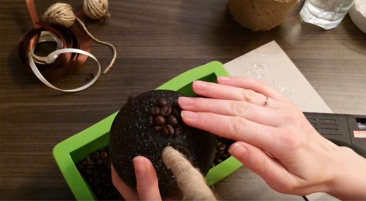 Как сделать топиарий из кофе