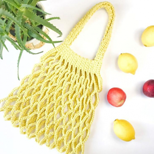Как связать сумку для покупок