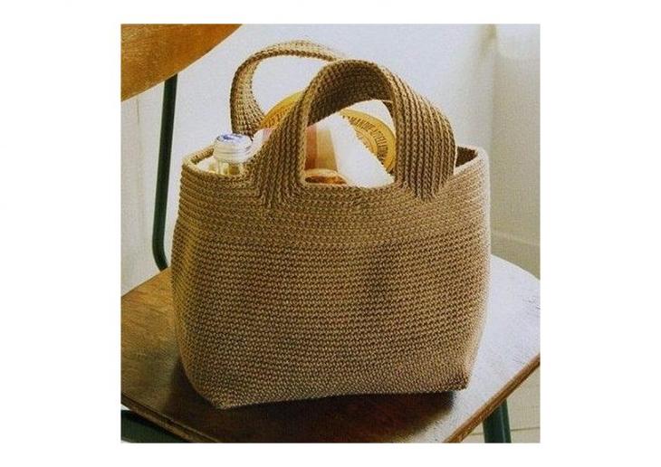 Как связать сумку для покупок