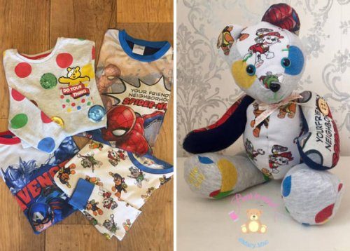 Мишки Тедди из старой одежды