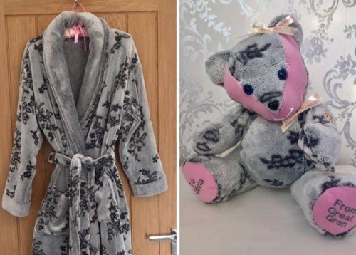 Мишки Тедди из старой одежды