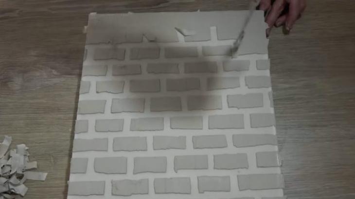 Необычное панно из простых материалов