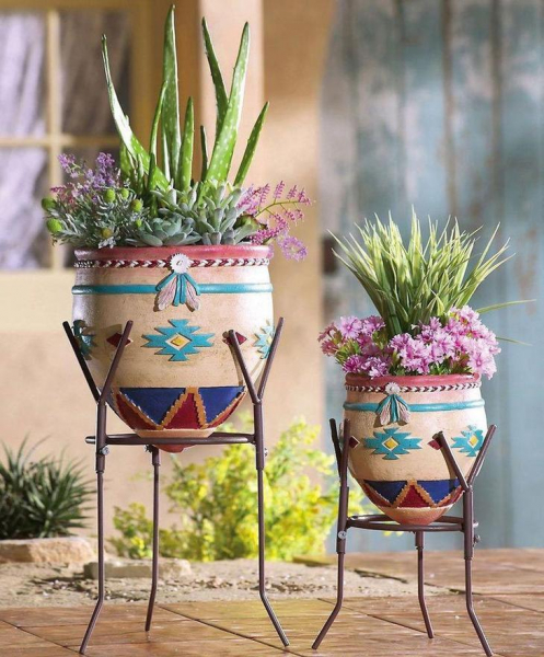 Необычные подставки для цветов: 22 отличные идеи