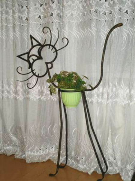 Необычные подставки для цветов: 22 отличные идеи