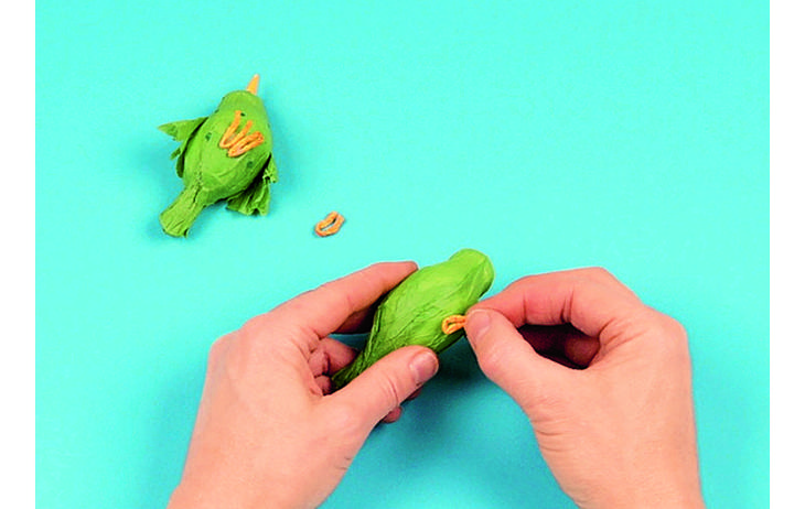 Птички из шёлковой бумаги своими руками