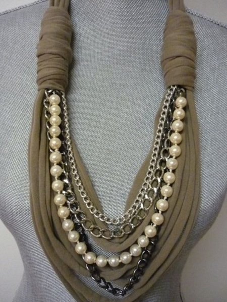 Стильные шарфы своими руками