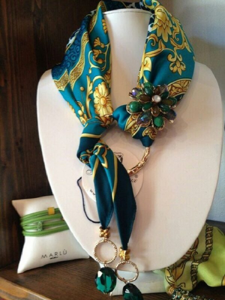 Стильные шарфы своими руками