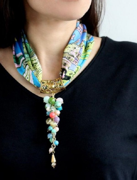 Стильные шарфы своими руками