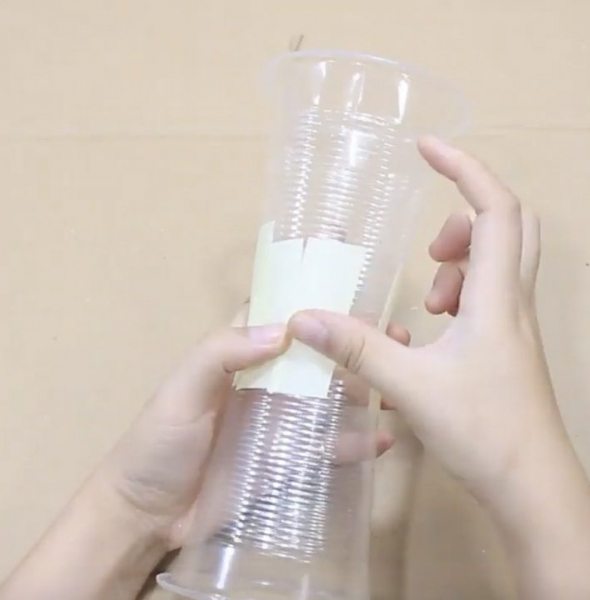 Ваза из подручных средств