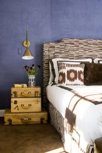 Винтажный чемодан в интерьере