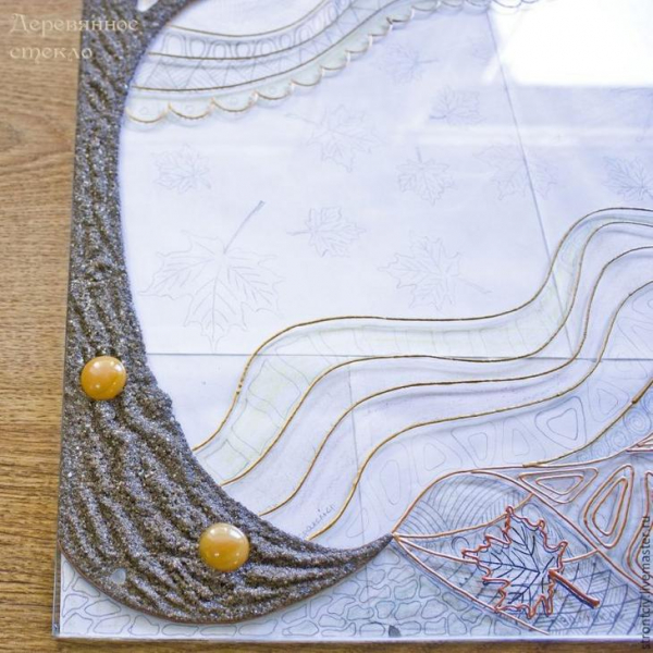 Витражная картина на стекле