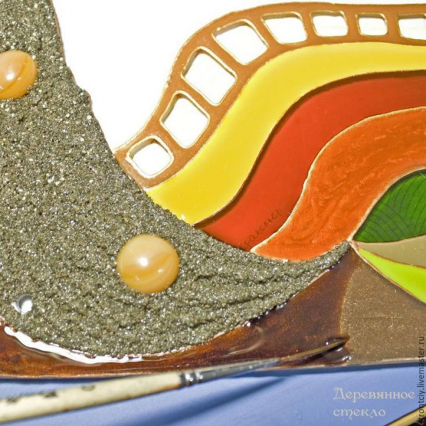 Витражная картина на стекле