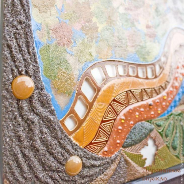 Витражная картина на стекле