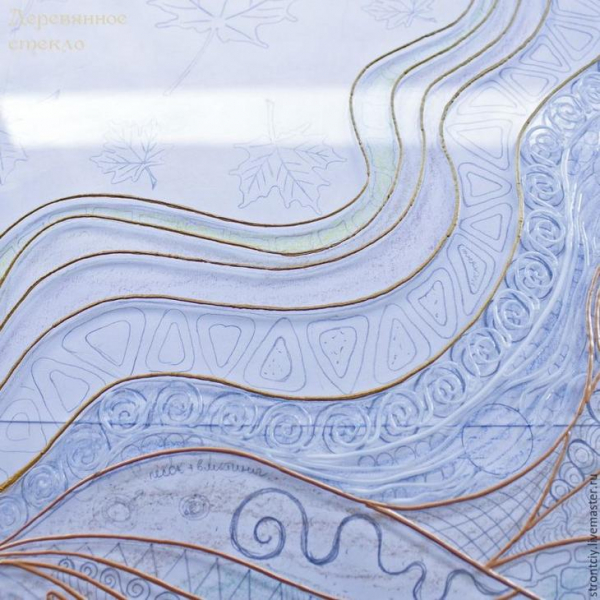 Витражная картина на стекле