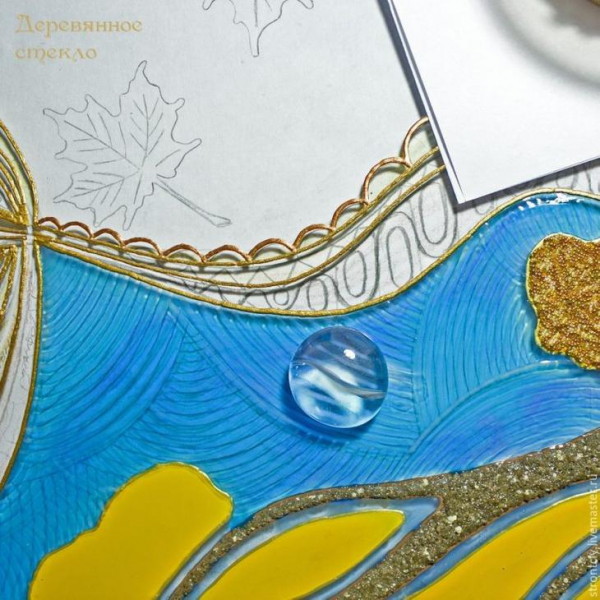 Витражная картина на стекле