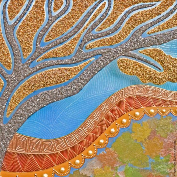 Витражная картина на стекле