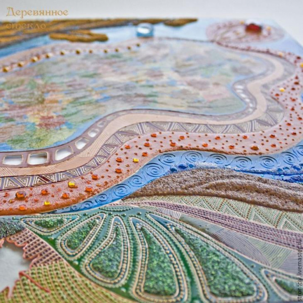 Витражная картина на стекле