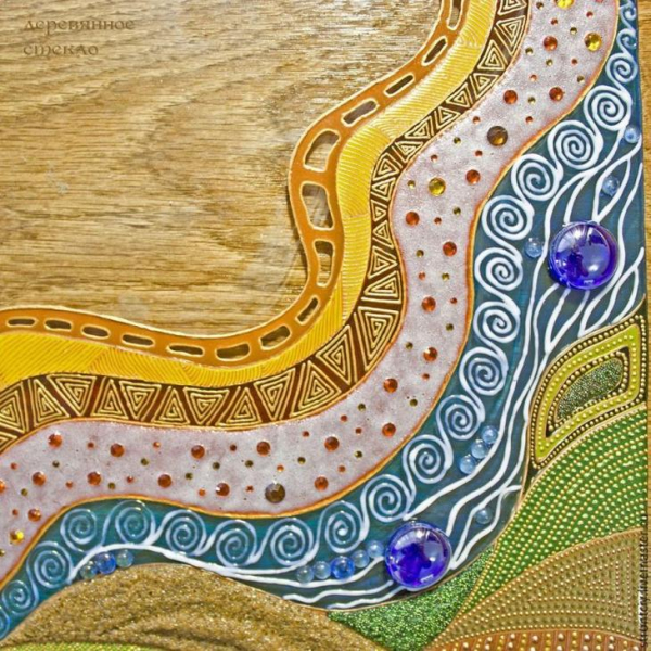 Витражная картина на стекле