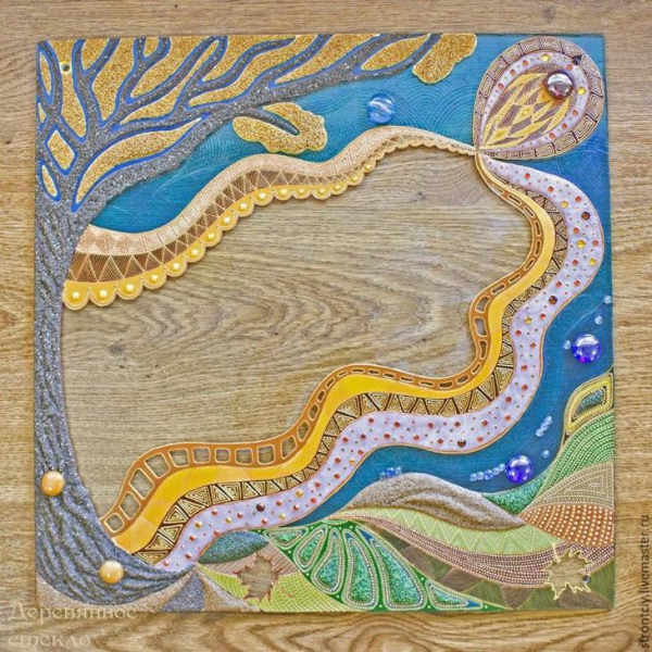 Витражная картина на стекле