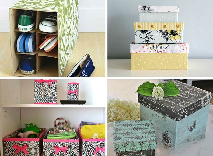 25 идей, после которых не захочется выбрасывать картонные коробки