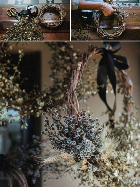 30 идей как сделать осенний венок своими руками — из листьев, шишек и других материалов