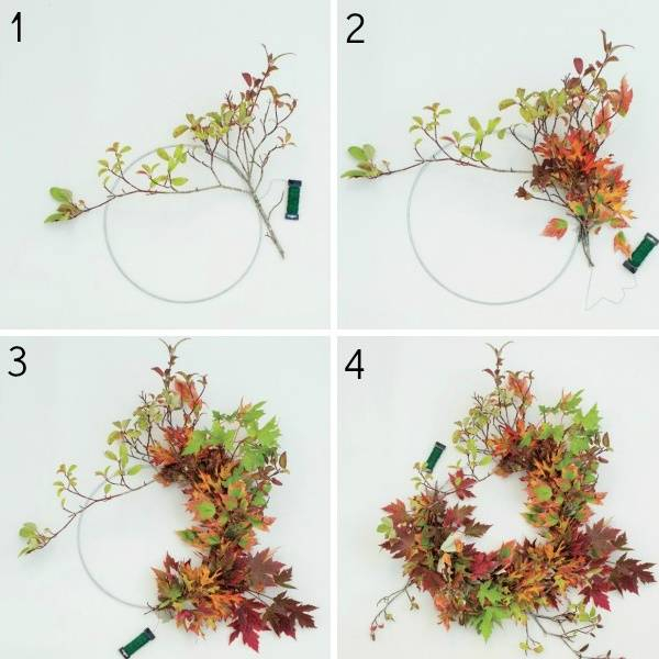 30 идей как сделать осенний венок своими руками — из листьев, шишек и других материалов