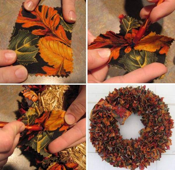 30 идей как сделать осенний венок своими руками — из листьев, шишек и других материалов