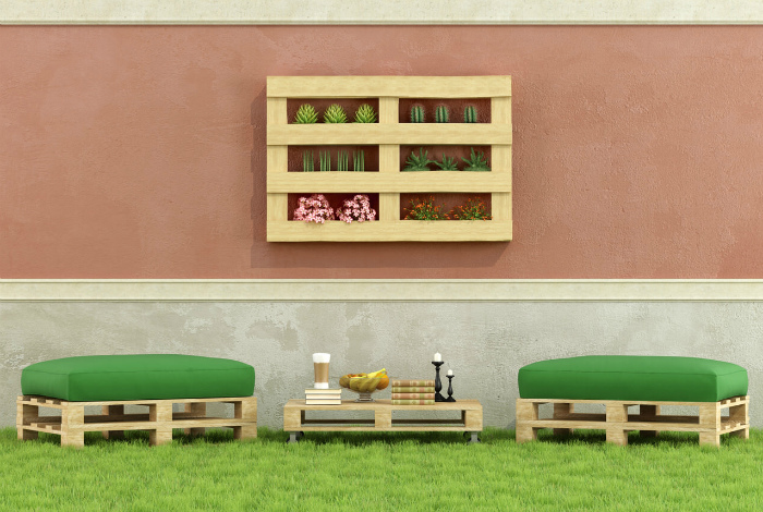 Бюджетная садовая мебель, которую в два счета можно сделать из подручных материалов